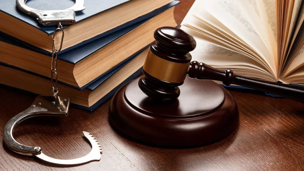 handcuffs and trial